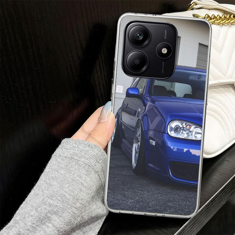 

Cool MK4 MK5 Golf Car Case for Xiaomi Redmi Note 14 13 12 11 Pro Plus Phone Cover 14S 12S 11S 11E 11T 10S 10 9S 9 Silicone Funda Redmi Note 14 4G