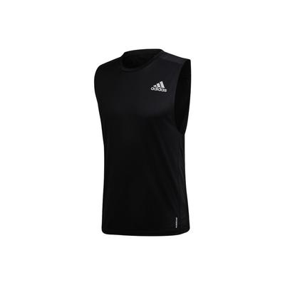 Own the Run Sleeveless Tee Black Men Streetwear GC7865