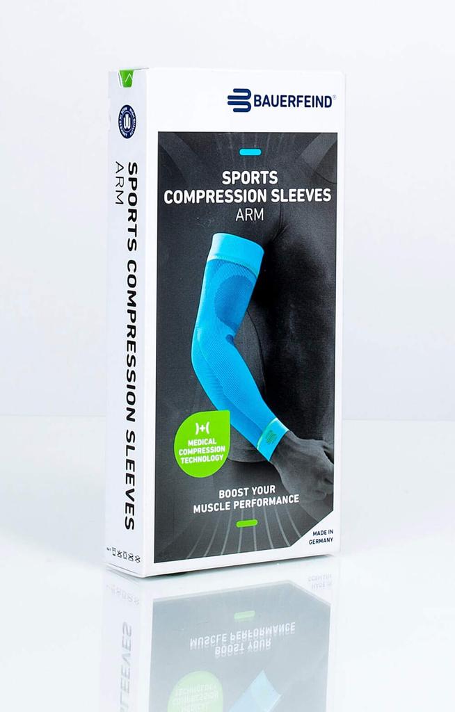 Bauerfeind SPORTS COMPRESSION SLEEVES ARM Compression Sleeves Sports Arm Made In Compression Reduces Muscle Vibration and Promotes Energy (Sports Arm)