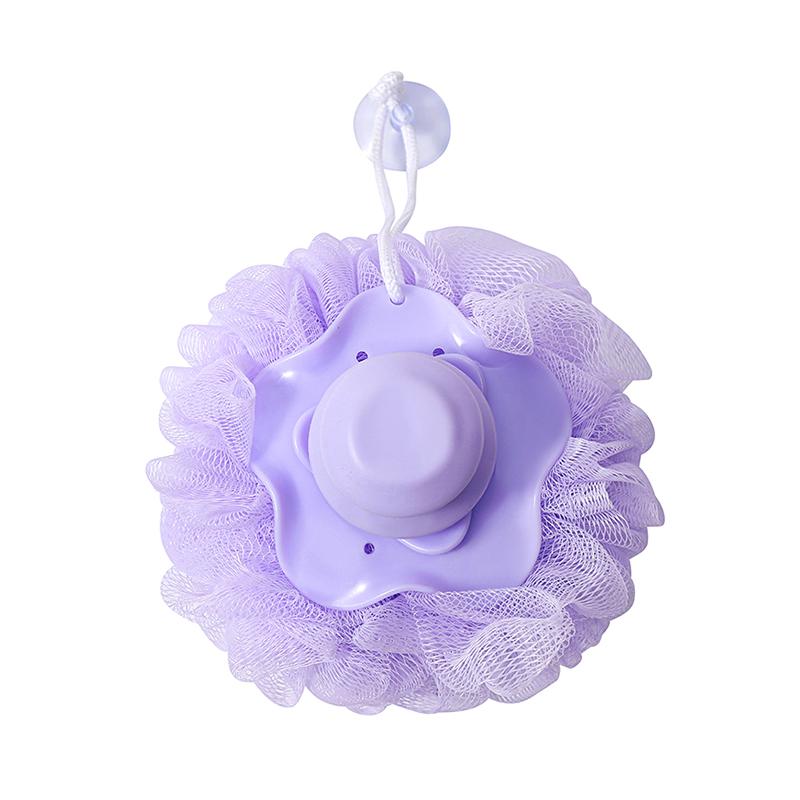 Bath Shower Loofah Sponge Pouf Body Wash Scrubber Creative Refill Shower Ball Exfoliating Home Bathroom