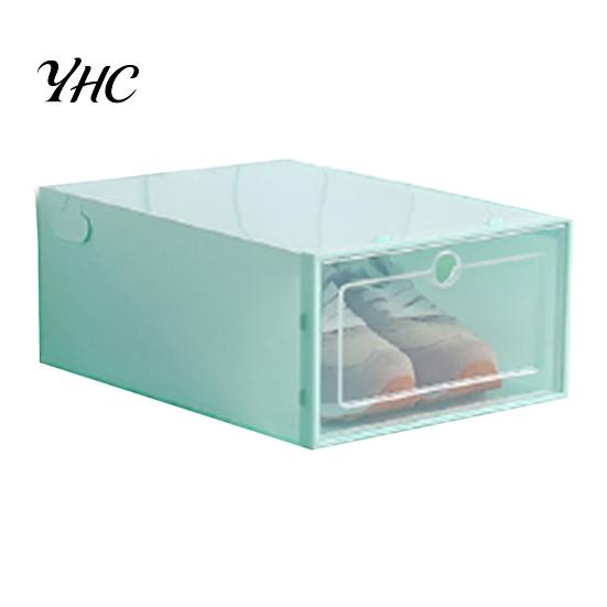 Transparent Stackable Dustproof Flip Type Shoes Storage Container Home Decor
