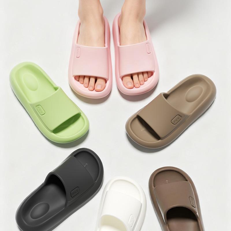New simple slippers bathroom non-slip sandals new thick-soled slippers