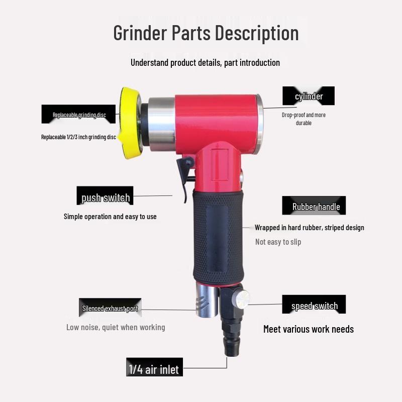 Jun Ding Ying TG-6099 Industrial Pneumatic Grinder Polisher