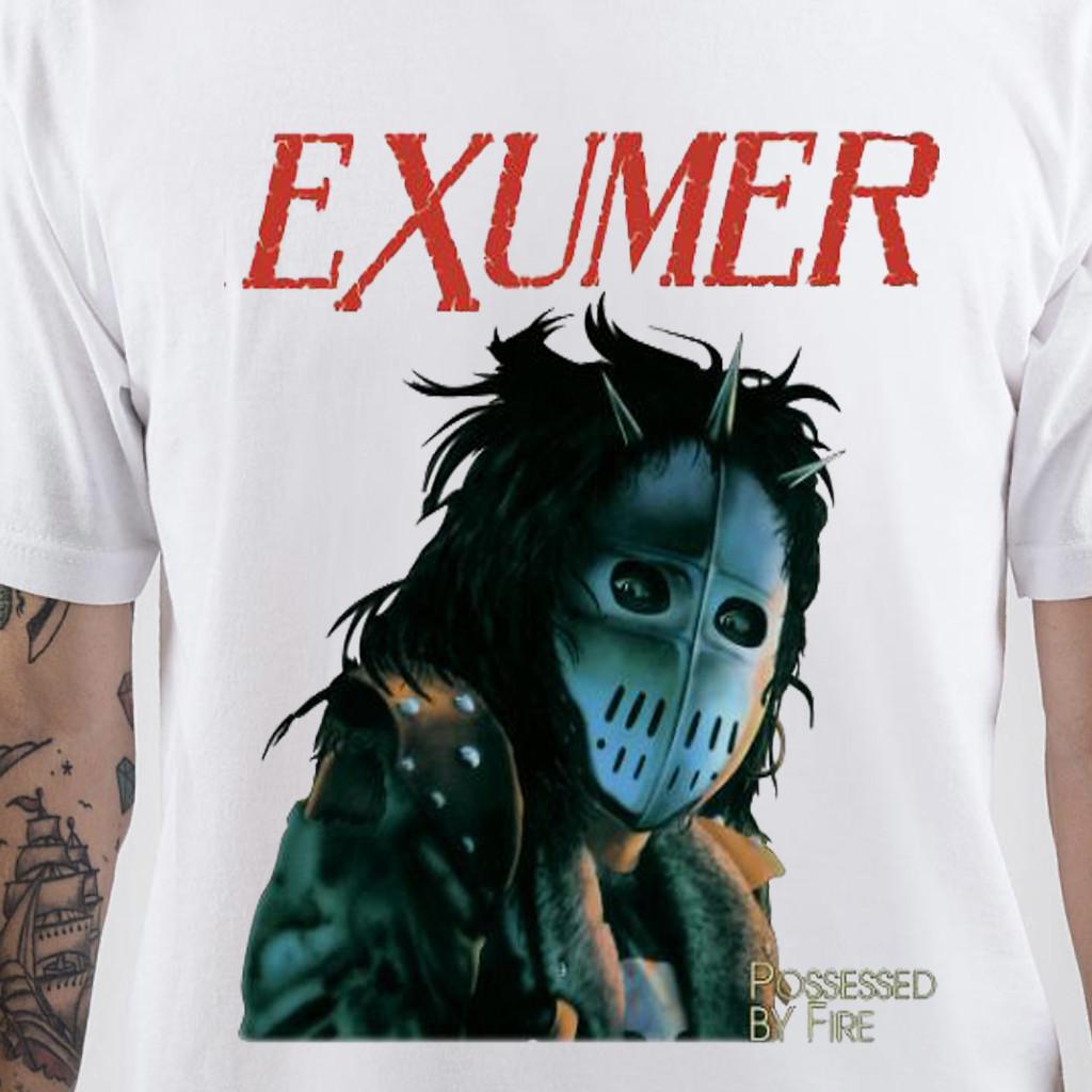 Exumer band Possessed by Fire white shirt All sizes Unisex XA482 XXXL