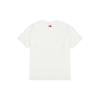 MLB Heart Shaped Logo Embroidered Round Neck Short Sleeve T-Shirt Unisex Tops White 3ATSH1023-50IVS