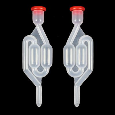 1pc Premium One-Way Wine Airlock Valve - Food Grade, BPA-Free Plastic Material - Easy Fermentation Monitoring for Home Brewing, Beer Making