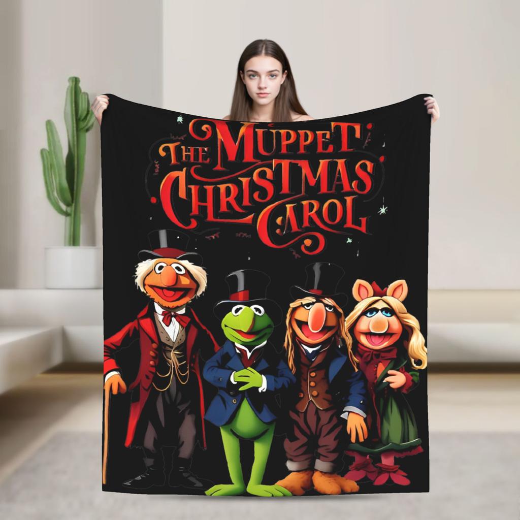 The Muppet Babies Time to Play Blankets Flannel Funny Breathable Throw Blankets for Home Winter