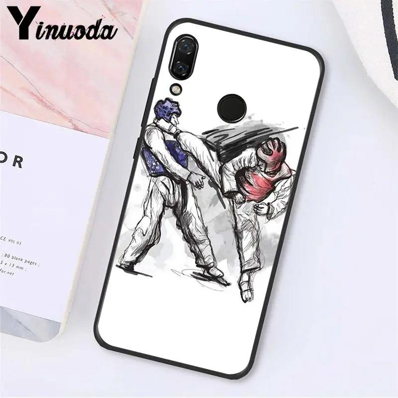 Yinuoda Sport Taekwondo Handyhülle für Xiaomi Redmi Note 7 8T Redmi 5plus 6A Note8 4X Note8Pro