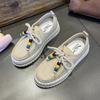Nowe buty retro w dużym rozmiarze z podeszwami z cyrkoniami i modne pojedyncze buty