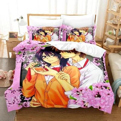 Anime Kaichou Wa Maid-Sama Usui Takumi Misaki Bedding Set Boys Girls Twin Queen Size Duvet Cover Pillowcase Bed Kids Adult