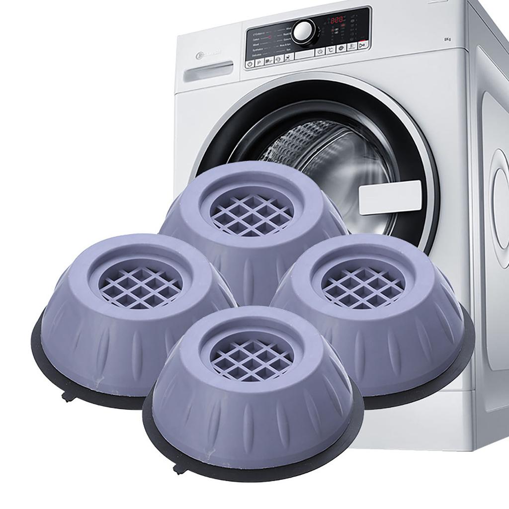 4pcs Anti Vibration Feet Pads Rubber Mat Slipstop Silent Dampers Stand Universal Washing Machine Refrigerator Furniture Foot Pad