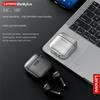 Neue Lenovo XT99 Wireless Bluetooth 5.2 Kopfhörer Metallstruktur TWS Musikspiel Dual Mode Ohrhörer mit Dual HD Mikrofon