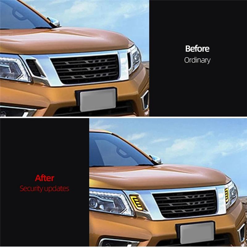 Ac29-LED Daytime Running Lights Grille Fog Lamp Turn Signal Lights For Nissan NAVARA NP300 D23 2015- Accessories