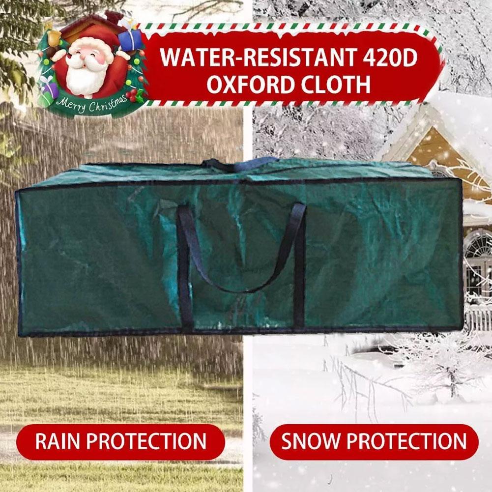 NEW Large Christmas Tree Storage Bag Waterproof Tub 3 Sizes Xmas Tree Decoration Wreath Storage Box Handles Organizer For Home