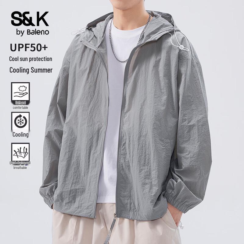 Baleno Men s UPF50+ Ice Silk Sun Protection Hoodie XL