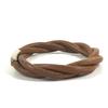 Hermes Tornado Breath Accessory Jewelry Bracelet Leather Brown/SilverHardware