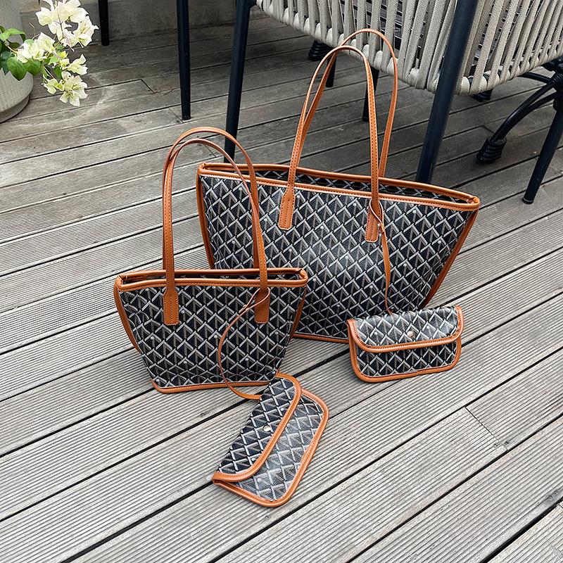 

Сумка-тоут большой вместимости для поездок на работу, женская, новая весна-лето 2025, ретро-модная сумка через плечо, повседневная сумка для поездок на работу для женщин Small (21 * 10 * 20) коричневый