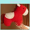Festive Embroidered Backrest Pillow With Pp Cotton Filling For Home And Car Use
