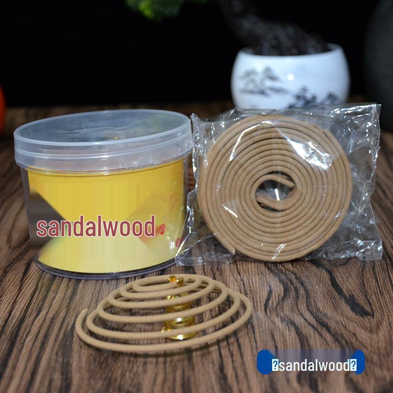 Sandalwood & Agarwood Jasmine Coil Incense for Deodorizing & Sleep Aid