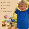 Simulation Knödel Knetspielzeug Squishy Bunt Glitzer Anti-Stress Stressabbau Für Kinder Erwachsene Stressabbau Spielzeug