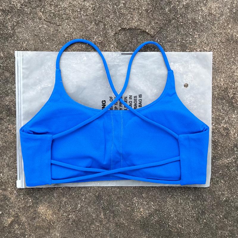 Lulu Shockproof Nude Fitness Bra: Quick-Dry Outdoor Running Sports Top for Women