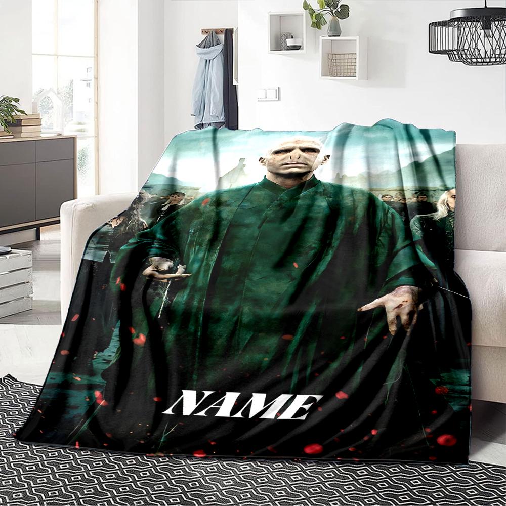 Custom Name Dark Magic blanket for Couch & Bed, Plush Cozy Fuzzy Blanket Super Soft & Warm Blankets for Fall and Winter. 090886
