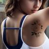 12pcs Temporary Tattoo Floral Designs Temporary Tattoo Stickers Butterflies Colorful For Back Arms Adult