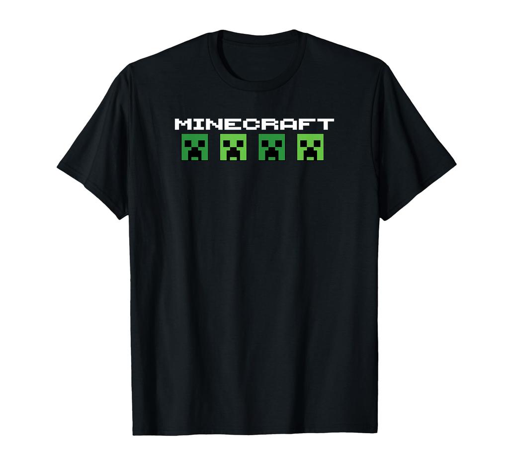 Minecraft Creeper Headcount Logo T-Shirt