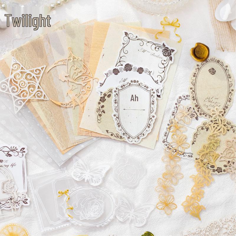 Twilight Life's Moments Journal Set: Large Capacity with 126 Pieces & 4 Material Types