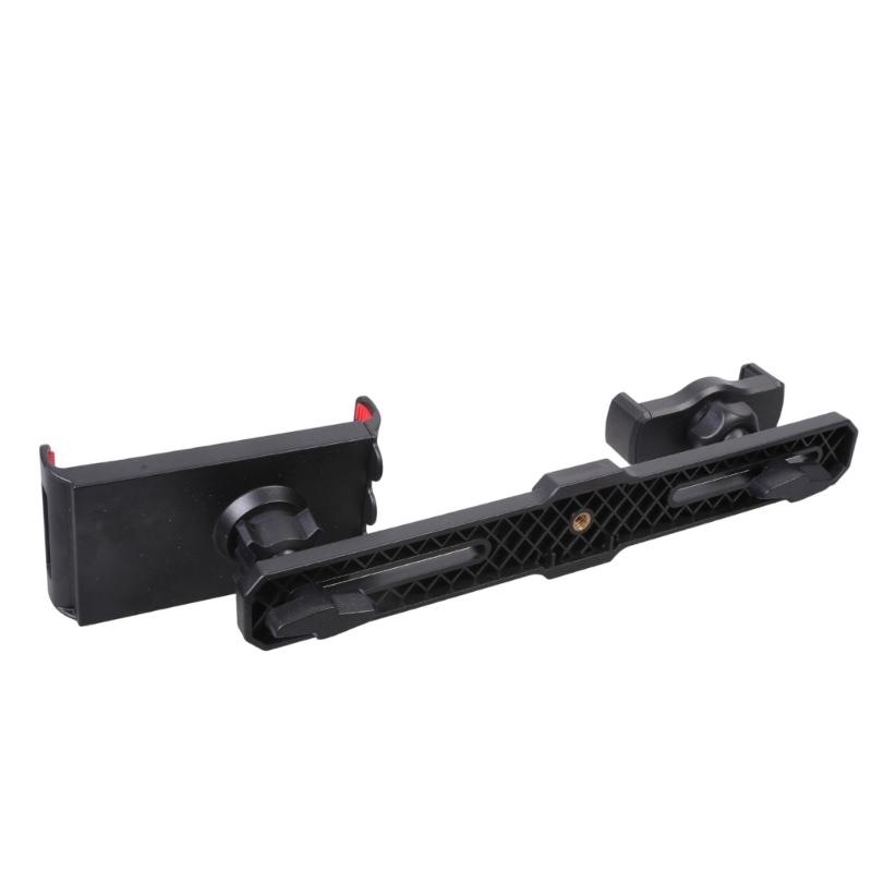 Adjustable 2 in 1 Phone Holder Rotating Clamp For Desktop Car Tripod Supports 4.5-11Inch Devices Mounting Bracket