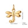 Stainless Steel Butterfly, Dragonfly, Elephant Pendant Charms for DIY Jewelry Necklaces & Bracelets