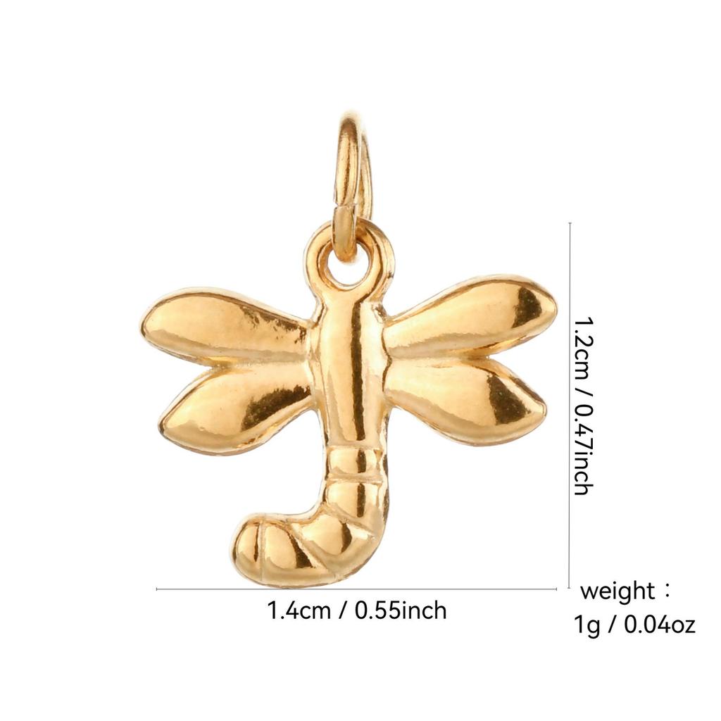 Stainless Steel Butterfly, Dragonfly, Elephant Pendant Charms for DIY Jewelry Necklaces & Bracelets