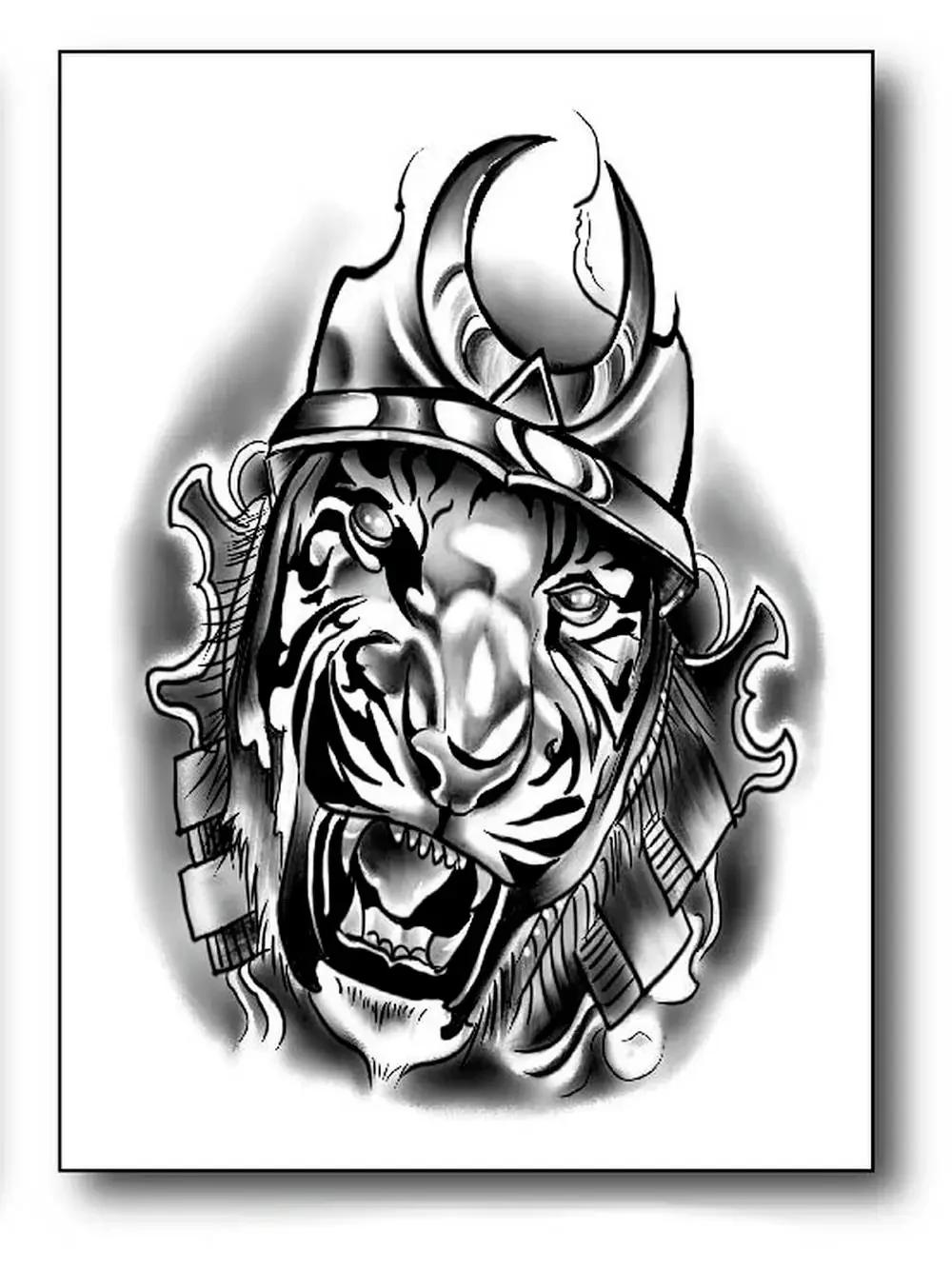 

5 Pcs Waterproof Temporary Tattoo Sticker Rose Flower Hand Back Art Flash Fake Women and Men