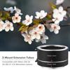 Auto Focus Automatic Extension Tubes 12mm + 24mm Z Mount Macro Photography Tube Compatible with Nikon Z50 Z5 Z6 Z6II Z7