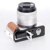 High Precise Aluminum Base Wooden Handle For R50V Cameras Hand Grip Improved Ergonomics And Durability 1/4inch Screw