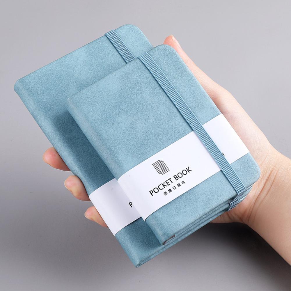 A6/A7 A6/A7 Pocket Notepad with Elastic Band Portable Mini Notebook Business Notebook   Student