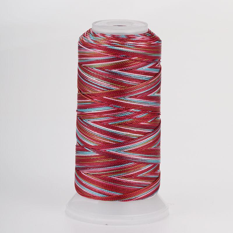 

Крашеная прядь Фестиваль лодок-драконов Красочный плетеный шнур Градиент Пейзаж Тысячи ли Плетеный шнур Нить для ручного вязания DIY Браслет Цепочка на запястье 23#