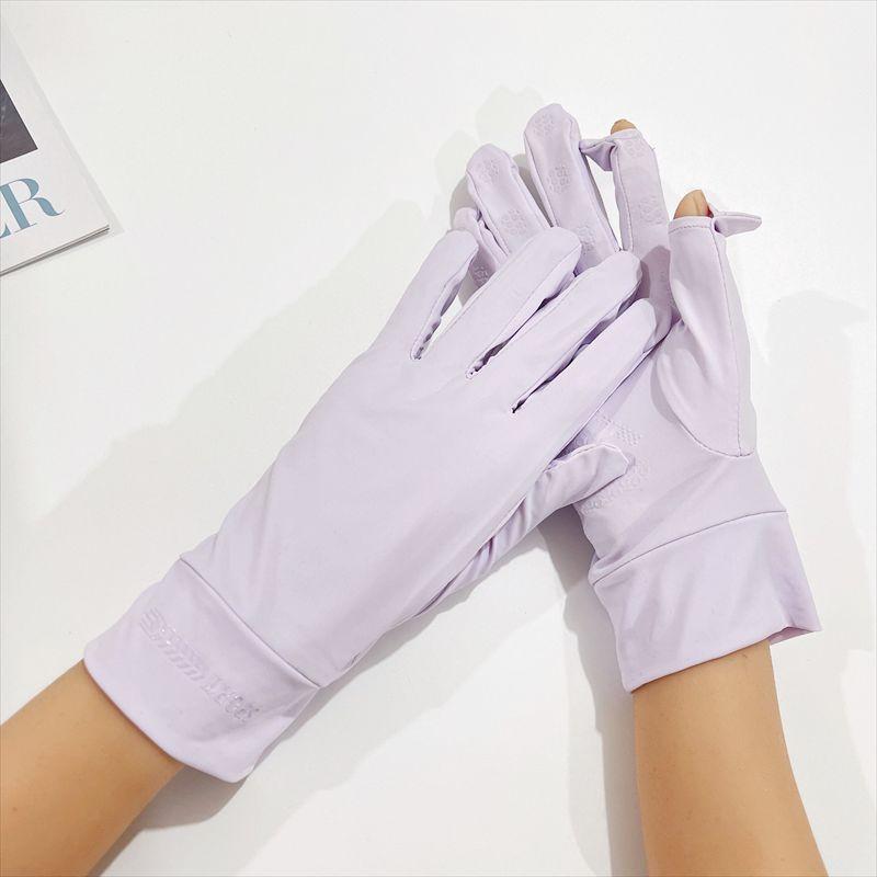 

Плетение из боярышника Любовь Прохладное ощущение Перчатки для защиты от солнца Женские Уличные Защита от УФ Дышащие Нескользящие Сенсорный экран Вождение Защита от солнца Мужские Purple (short wheat ear) M