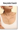 Exquisite Six-Pointed Star Tassel Necklace – Versatile Titanium Steel, Fade-Resistant