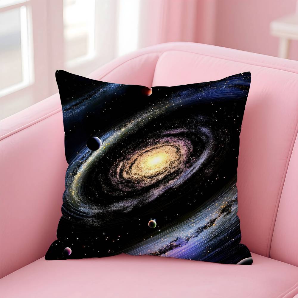 Space Starry Sky Pillow Case Pattern Printing Pillowcase Living Room Sofa Cushion Cover Bedroom Room Decor