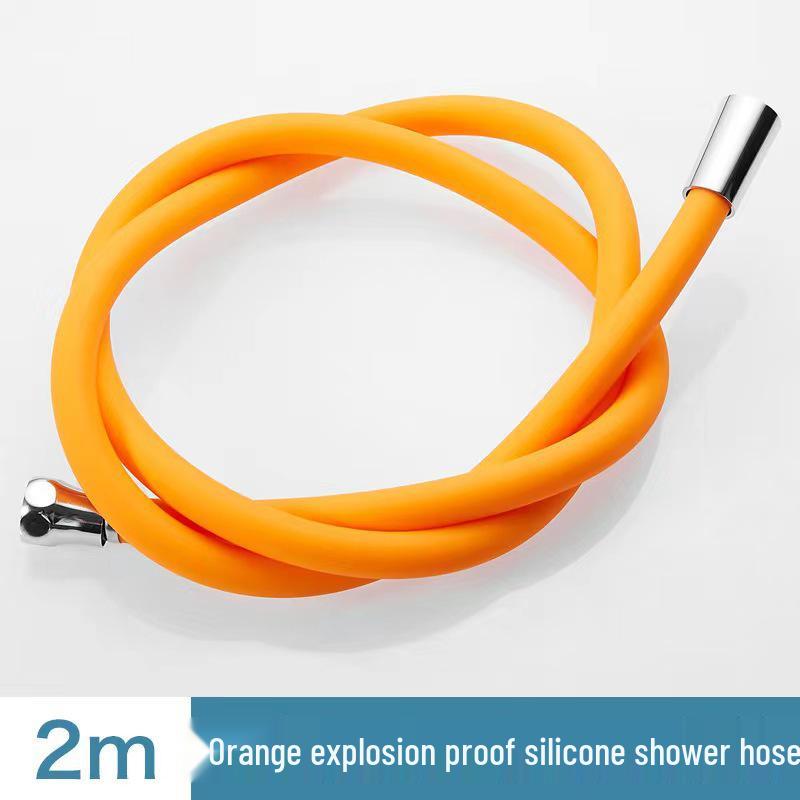 Universal Silicone Shower Hose - Bathroom Water Pipe & Rain Shower Head Accessory