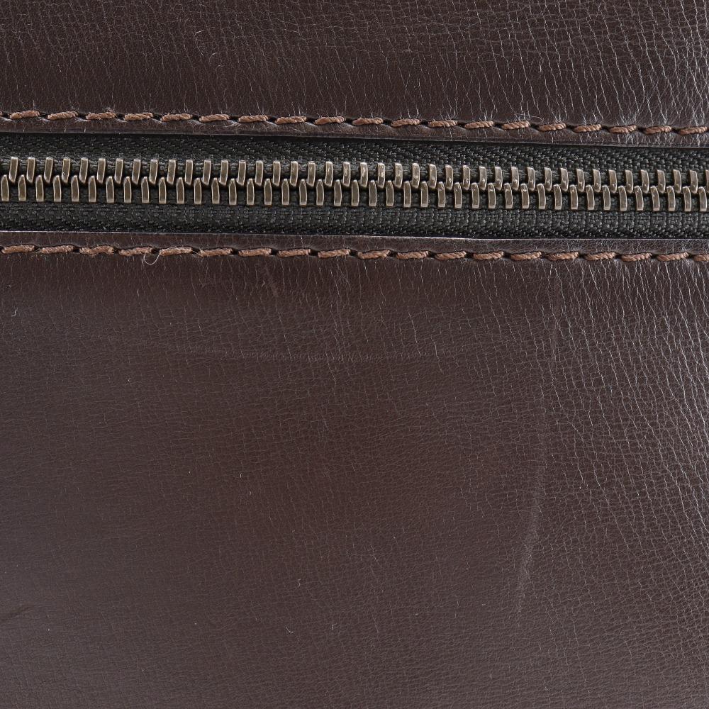 Louis Vuitton Sac Plat Schultertasche M92073 Utah Cafe Braun Kalbsleder Herren Gebraucht