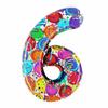 40 Inch Aluminum Foil Number Balloon Colorful 2024 New Year Large Size Balloon Celebration Decoration Party Supplies