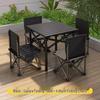 Portable Folding Camping Table and Chair Set for Outdoor Picnic, Fishing, or Sketching