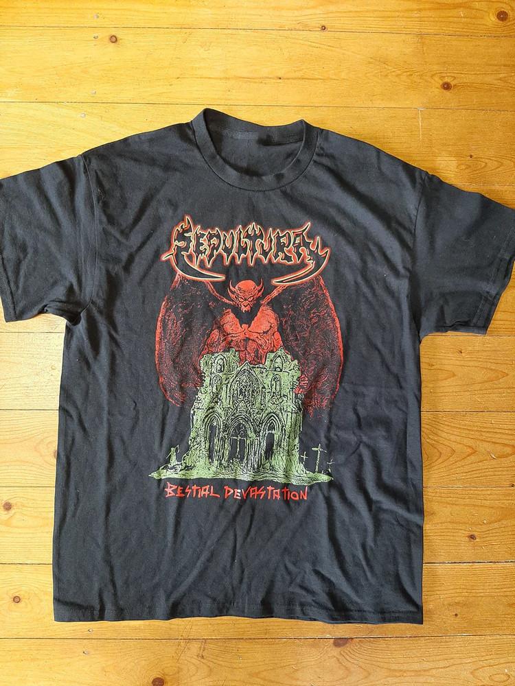 Sepultura - Bestial Devastation - T-Shirt Short Sleeve Unisex BO15 Unisex T-Shirt S