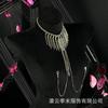 Moonlight Lover * Sparkling Rhinestone Tassel Bikini Sexy Body Chain Necklace Women's Breast Chain Sex Lingerie Accessories