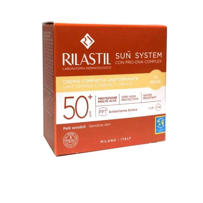 

Rilastil Sun System Uniform Compact Cream Spf50+ Оттенок 01 Бежевый 10 г
