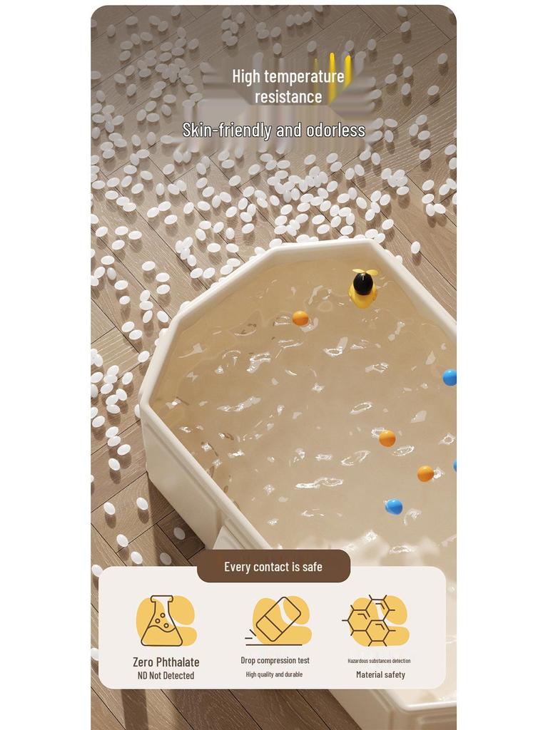 Jiami Faltbare Babybadewanne: Große Größe für Alter 0-5, Sitzen und Liegen Neugeborenen Integriertes Design