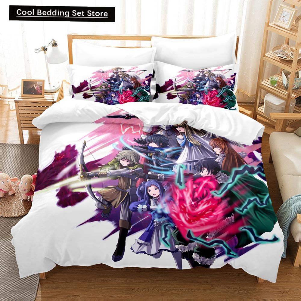 3D Cartoons The Rising of the Shield Hero Bedding Sets Duvet Cover Set With Pillowcase Twin Full Queen King Bedclothes Bed Linen