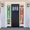 2pcs Door Couplet Football Party Game Time Touchdown 12x70.8in Polyester